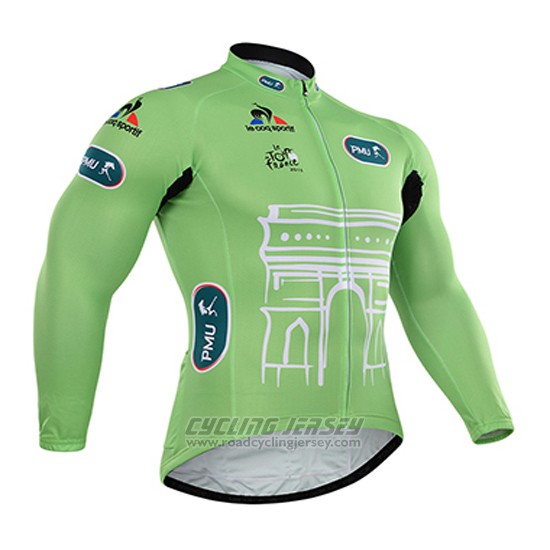 2015 Cycling Jersey Tour de France Vede Militare Long Sleeve and Bib Tight